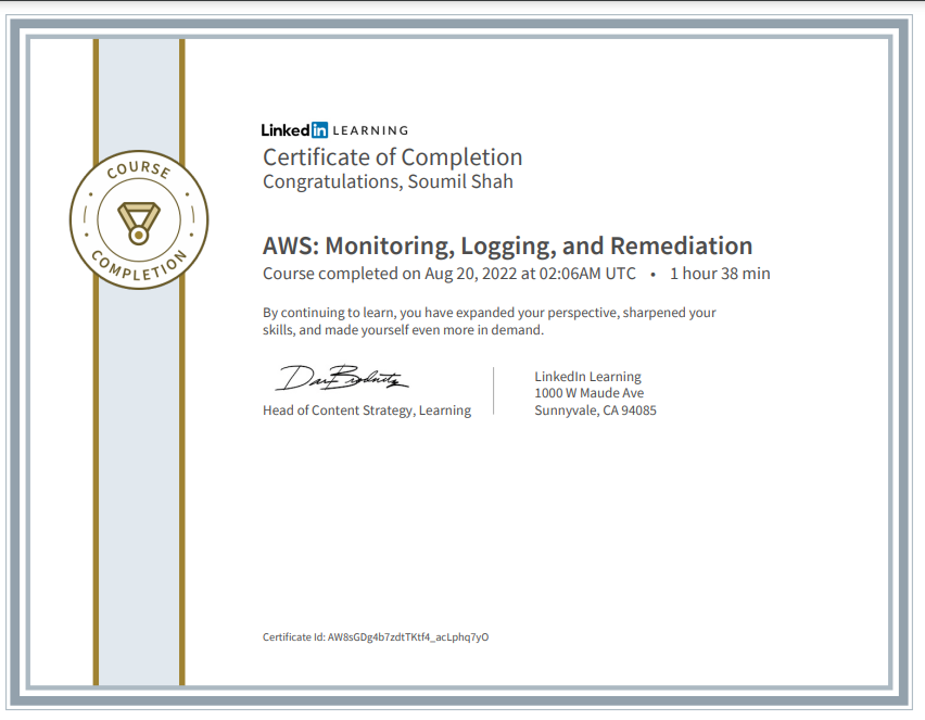 AWS: Monitoring, Logging, and Remediation